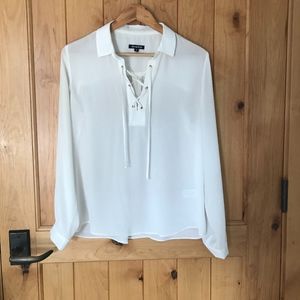 Alice Collection Sheer White Blouse